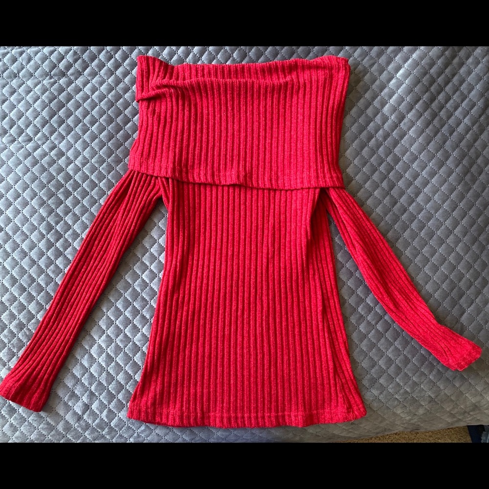 Off Shoulder Long Sleeve